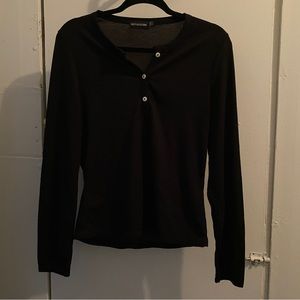 PrettyLittleThing black longsleeve